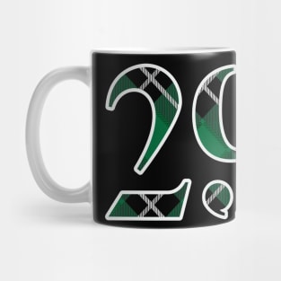 29 Sports Jersey Number Green Black Flannel Mug